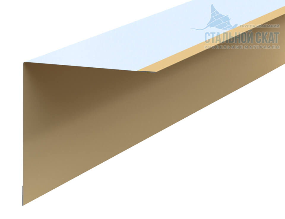 Планка угла внутреннего 75х75х3000 NormanMP (ПЭ-01-1015-0.5) в Бронницах