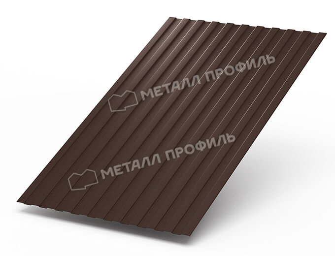 Фото: Профнастил С8 х 1150 - A (Steelmatt-20-8017-0.4±0.08мм) в Бронницах