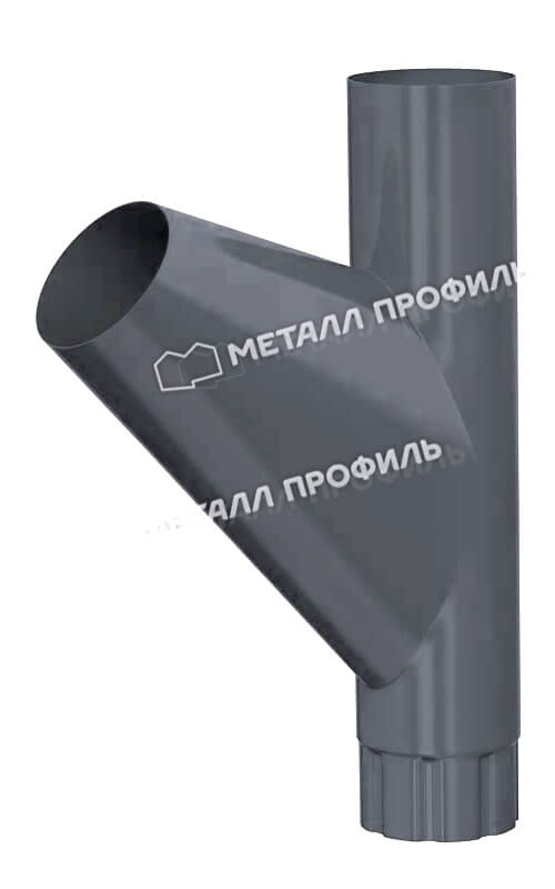 Тройник трубы Foramina Freeze D100 (FRZ_D-01-GreyGrey-0.5) в Бронницах