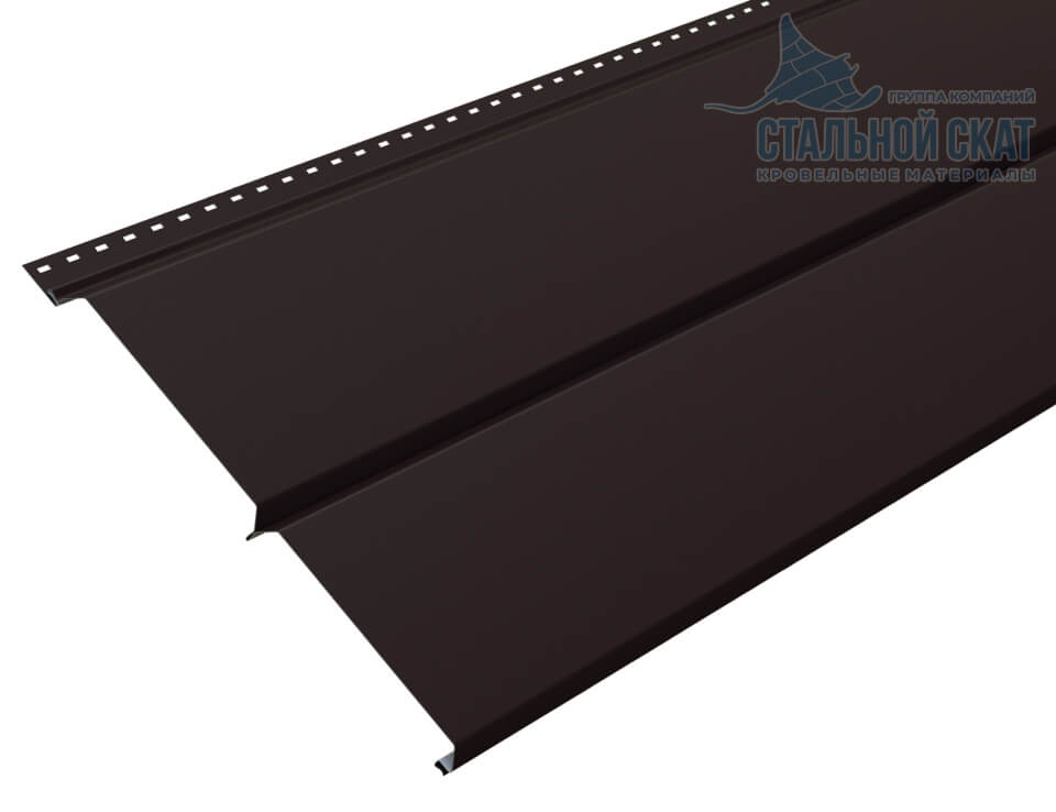 Сайдинг Lбрус-XL-14х335 (VALORI-20-DarkBrown-0.5) в Бронницах