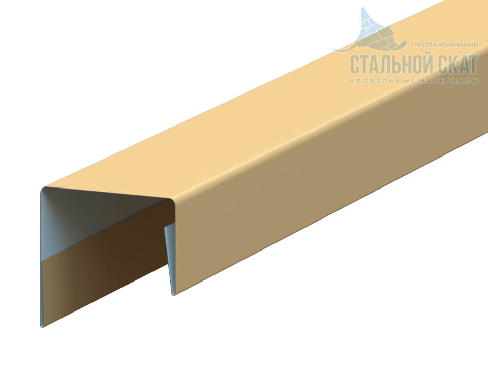 Планка П-образная 23х22х2000 NormanMP (ПЭ-01-1015-0.5) в Бронницах