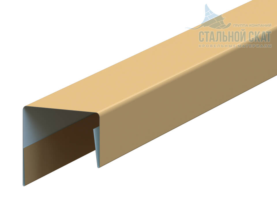 Планка П-образная 23х22х2000 NormanMP (ПЭ-01-1014-0.5) в Бронницах