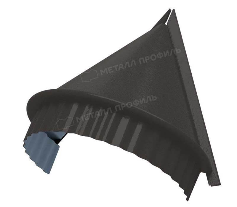 Заглушка конька круглого конусная NormanMP (ПЭ-01-RR32-0.5)