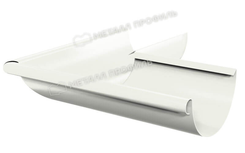 Угол желоба наружный Foramina PUR D150 (PUR_Д-01-9010\9010-0.6)