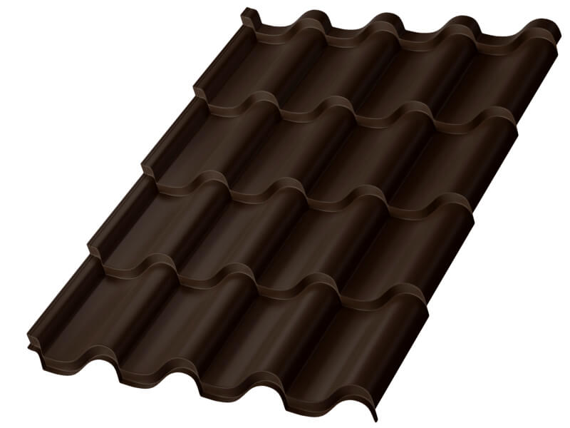 Металлочерепица МП Монтерроса-XL (PURETAN-20-RR32-0.5)
