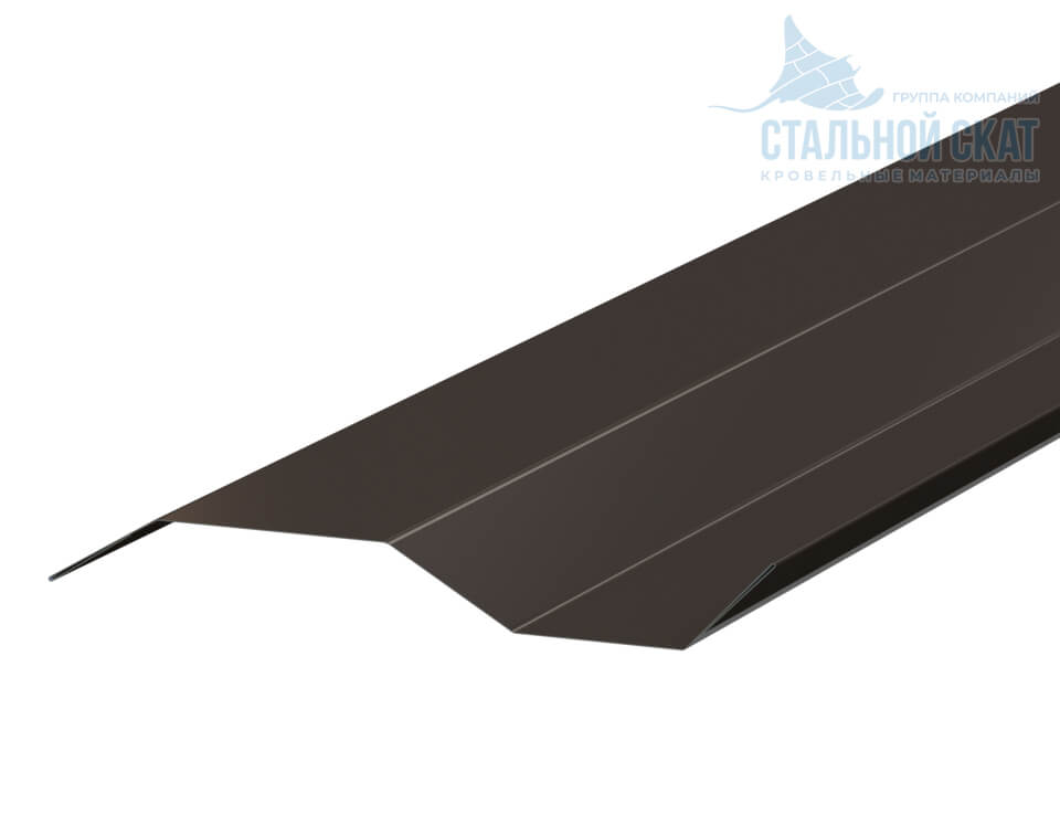 Планка примыкания в накладку 77х2000 NormanMP (ПЭ-01-RR32-0.5)