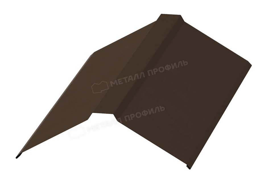 Планка конька плоского 120х120х2000 NormanMP (ПЭ-01-8017-0.5)