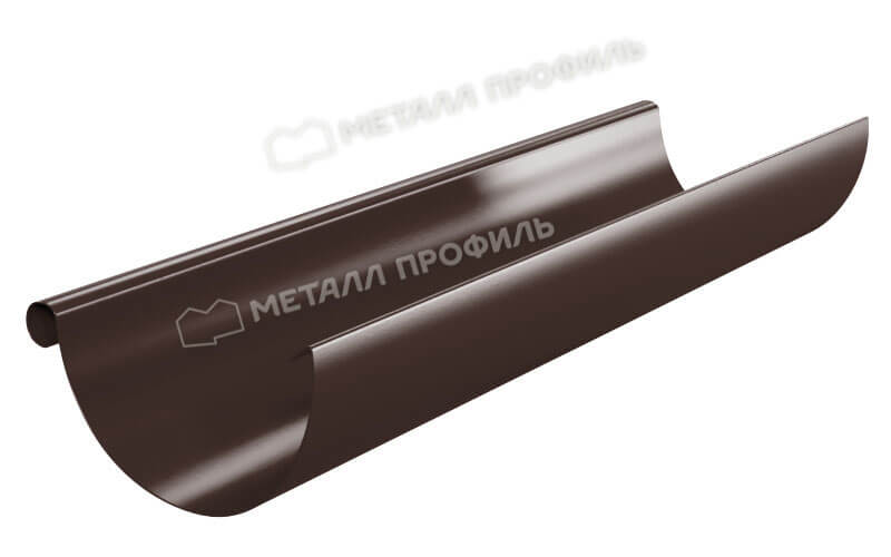 Желоб водосточный Foramina PUR D125х3000 (PUR_Д-01-8017\8017-0.5)