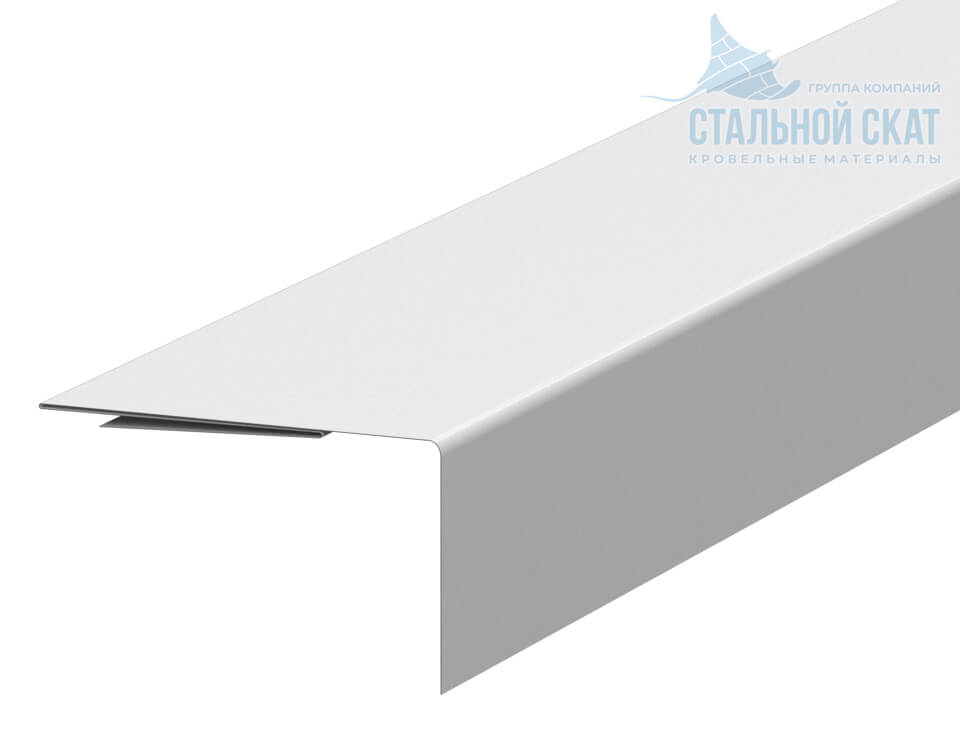Планка аквилона малая 35х20х3000 (ПЭ-01-9003-0.45)