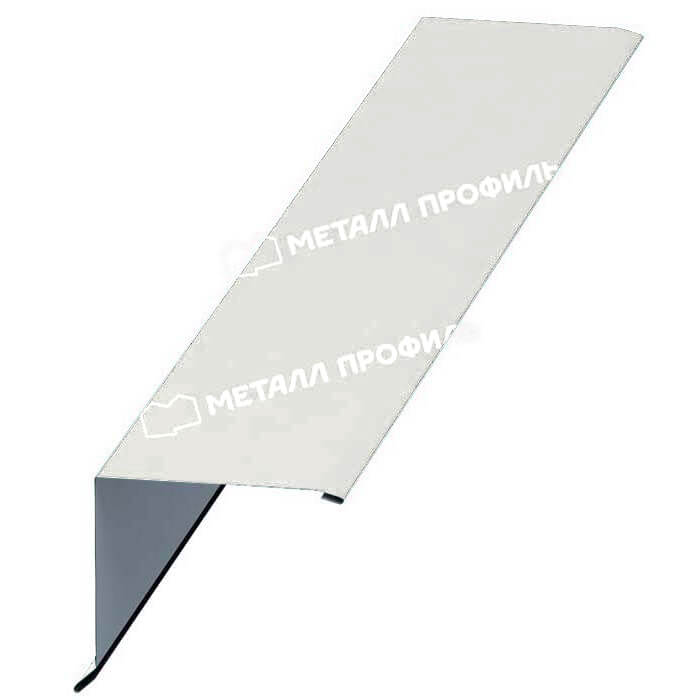 Планка торцевая 135х145х2000 NormanMP (ПЭ-01-9010-0.5)