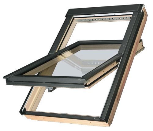 Мансардное окно Fakro FTP-V U4 02 (55x98) с двухкамерным стеклопакетом