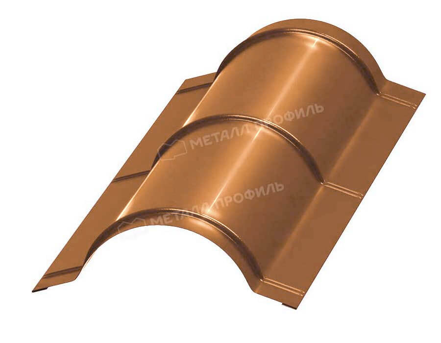 Планка конька круглого R110х2000 (AGNETA-20-Copper\Copper-0.5)