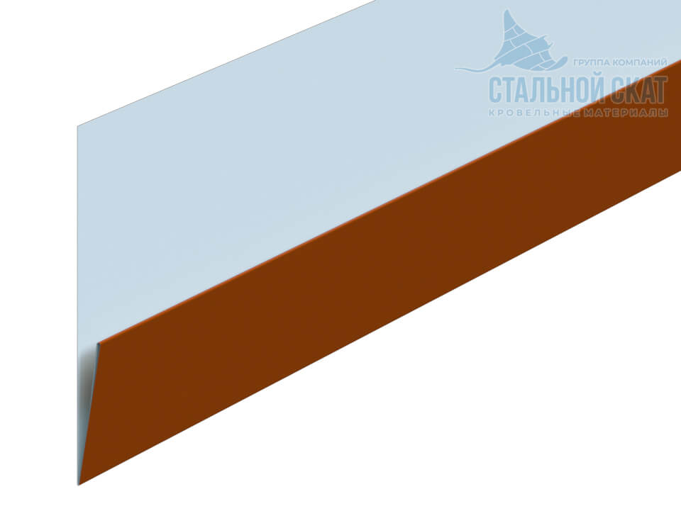 Планка начальная Lбрус-XL 20х50х3000 (ПЭ-01-2004-0.45)