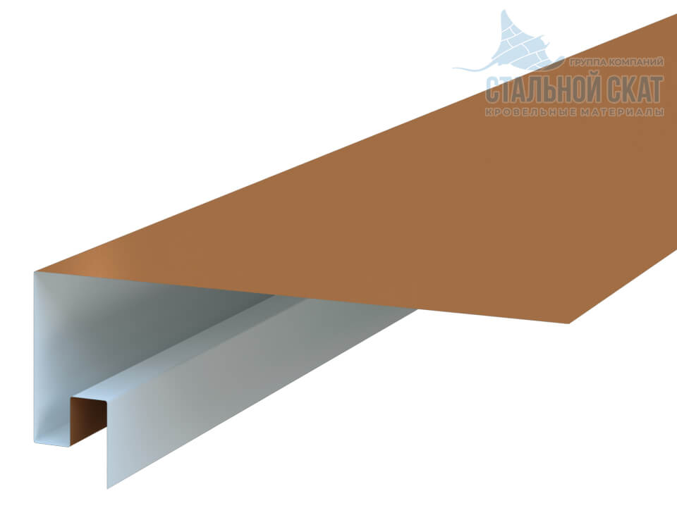 Планка откоса сложная 3D 245х75х3000 (PURMAN-20-Argillite-0.5)