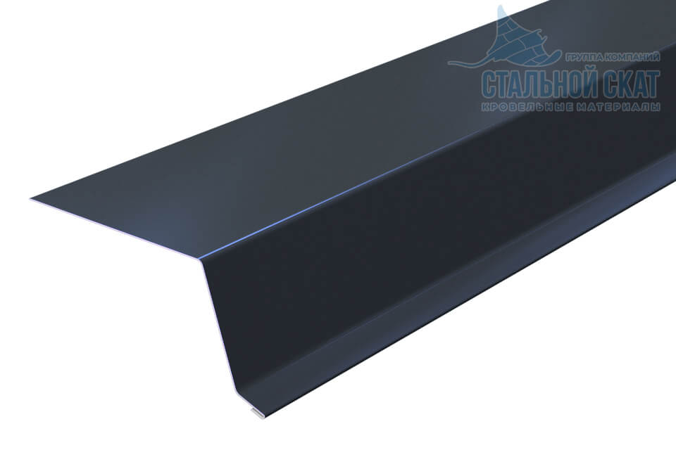 Планка капельник 79х55х2000 NormanMP (ПЭ-01-7016-0.5)