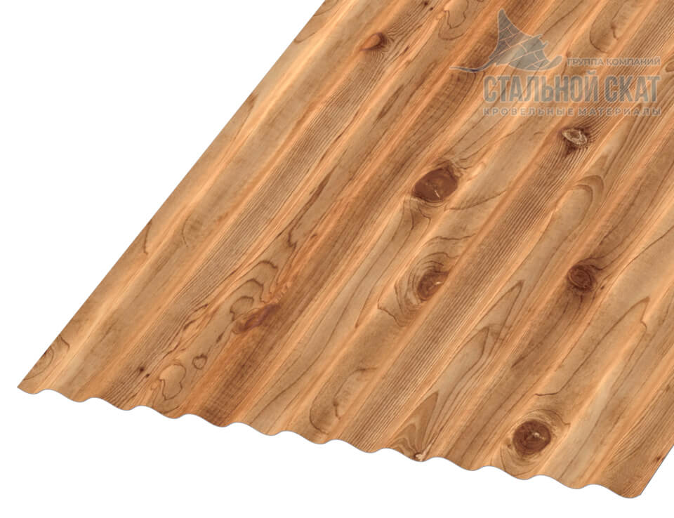 Профнастил МП18 х 1100 - B (ECOSTEEL_T-01-Кедр-0.5)