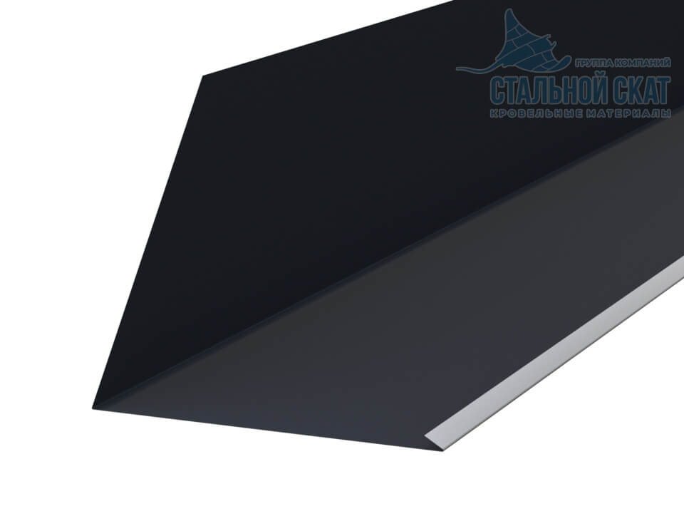 Планка примыкания верхняя к трубе FASTCLICK 250х240х2000 (VikingMP E-20-7024-0.5)