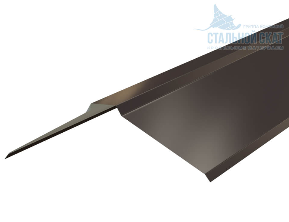 Планка конька плоского 150х150х2000 NormanMP (ПЭ-01-RR32-0.5)
