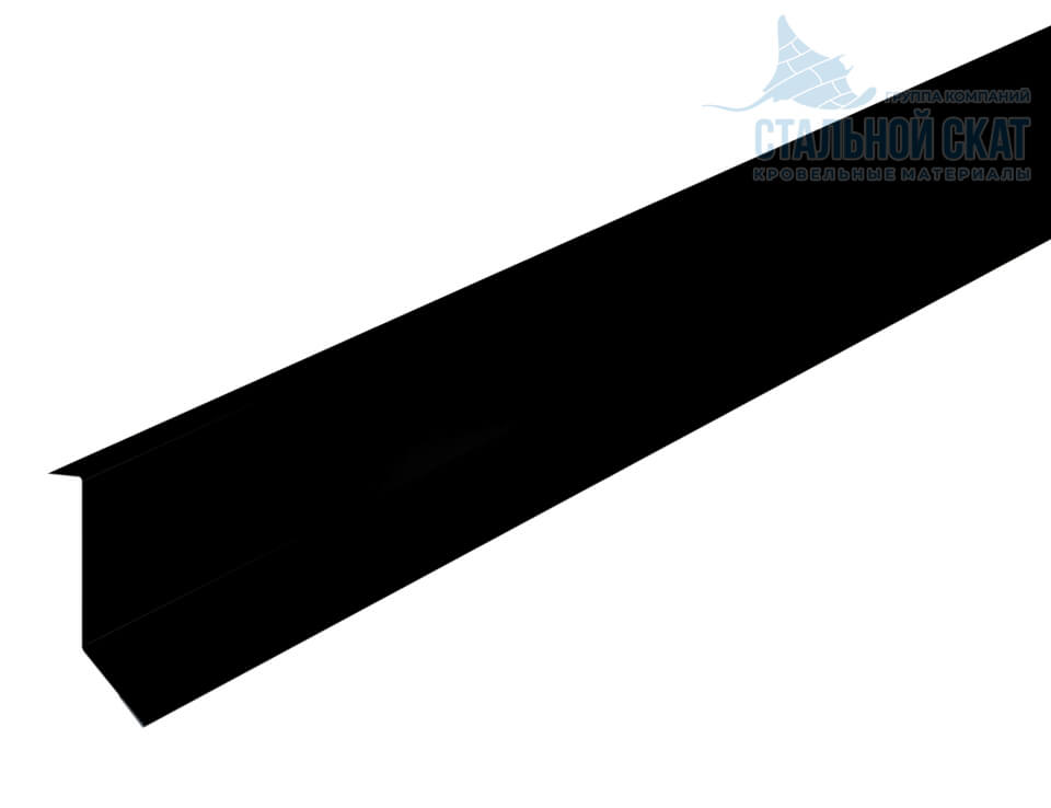 Планка примыкания в штробу 46х25х2000 (PURMAN-20-9005-0.5)