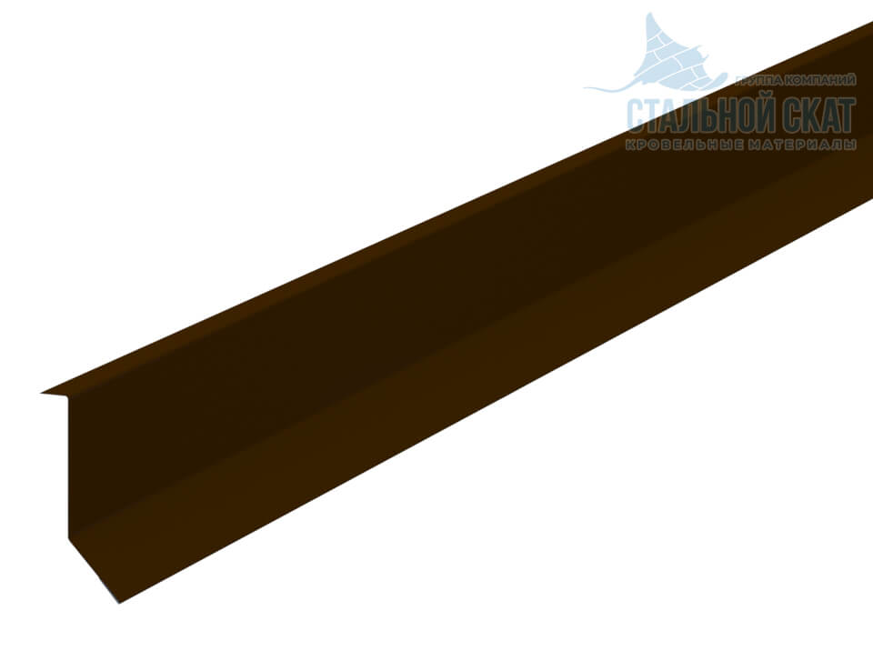 Планка примыкания в штробу 46х25х2000 NormanMP (ПЭ-01-8017-0.5)
