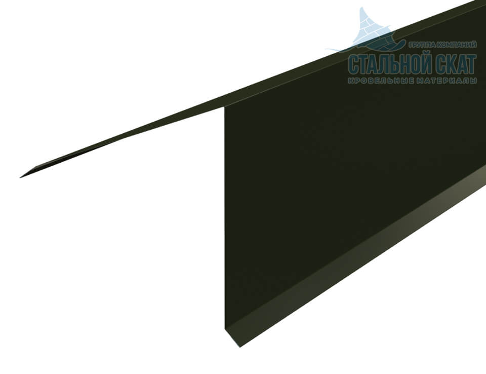 Планка конька кровли односкатной 185х185х2000 (VikingMP E-20-6007-0.5)