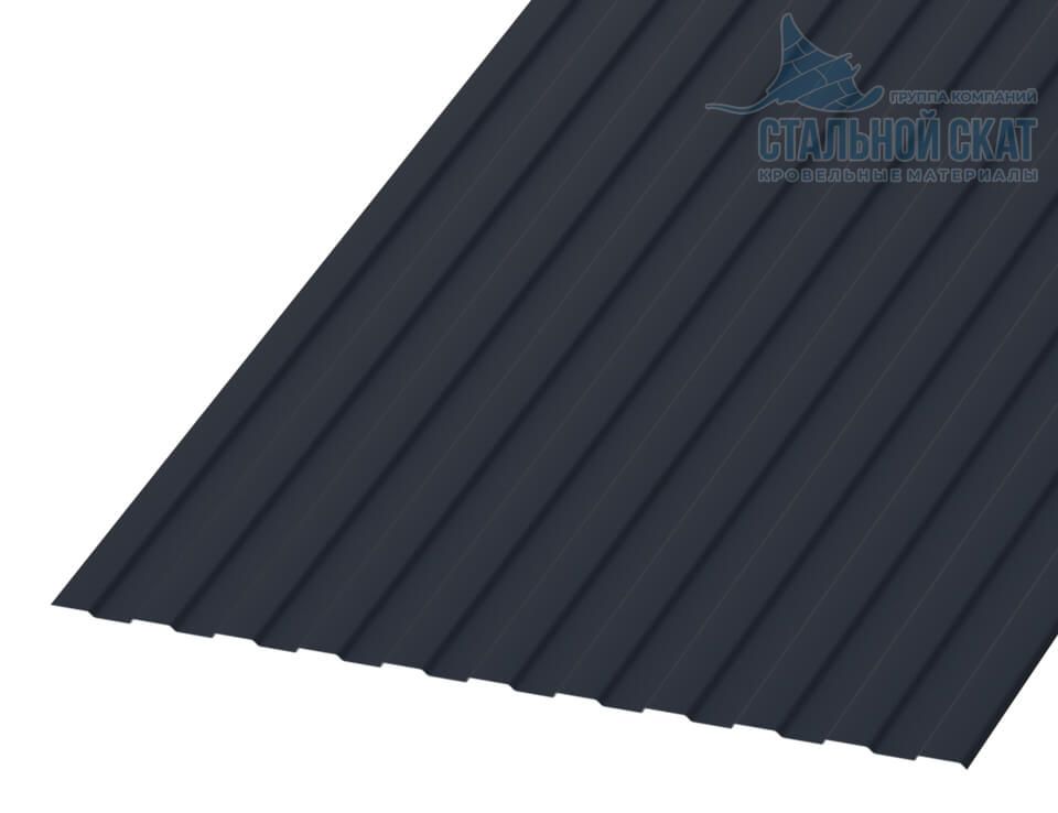 Профнастил С8 х 1150 - A Двусторонний (ПЭ_Д-01-7024-0.4±0.08мм)